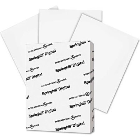 Springhill Digital Index White Card Stock, 110 lbs, 8-1/2in x 11in, White, 250/Pack 15300